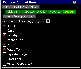 File:ISBoxer 39 Control Panel debug tab.png